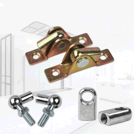 Hydraulic rod joint accessories Universal ball head light box T head flat head rhubarb fork U fork truck with Beverly Wilshire nylon