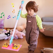  Childrens mop toys with music small mop boys and girls baby house music toys cute cleaning broom