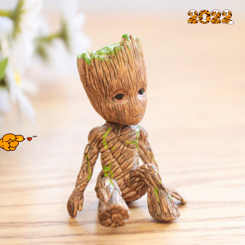 Grut little tree man brazil wood desktop ins ornaments office desk porcelain basin chassis base products