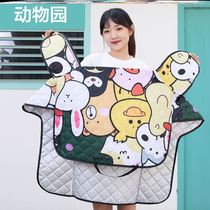 Cool Green Beauty Motorcycle Mother and Child Women Women's Ordinary Summer Windshield Shading Sunscreen