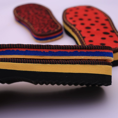 Тапочки, плетеная нескользящая износостойкая поролоновая подошва