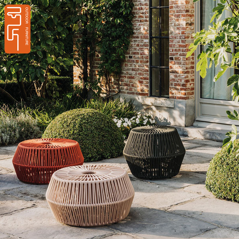 Courtyard Outdoor Hotel Creative Vines FLOWER POTS SMALL ROUND TEA TABLE BALCONY VINE ART FLOWER CASE SHELF GARDENING FLOWER TROUGH A FEW GROUPS 
