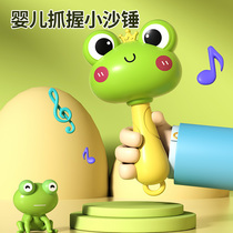 Small sand hammer newborn baby baby hand grasp hearing pursuit training toy sand egg rattle ball educational early education listening