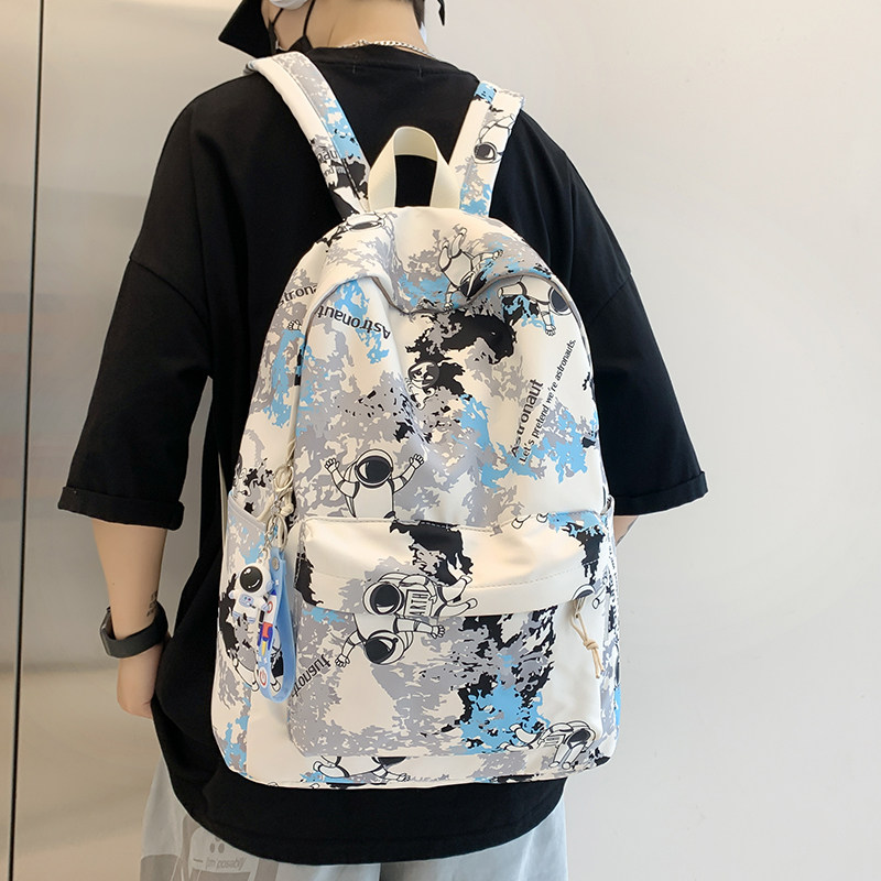 Champion schoolbag female summer high school want students junior high school students trendy fashion graffiti backpack backpack male college student