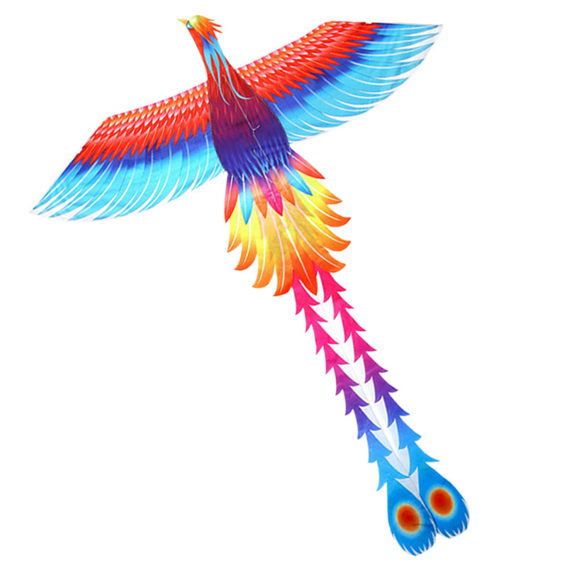 Weifang Kite New Phoenix Adult High-end Peacock Kite Breetbreeze Yofei Cartoon Firebird Children Beginning School