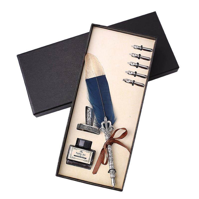 Pen girls Chinese style ebony wood pen set mahogany retro solid wood pen antique Chinese style retro