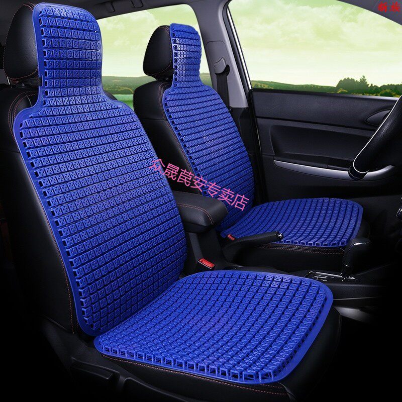 Car seat cushion summer cool cushion single-piece single-seat ventilated large truck breathable car special excavator seat cushion cover plastic