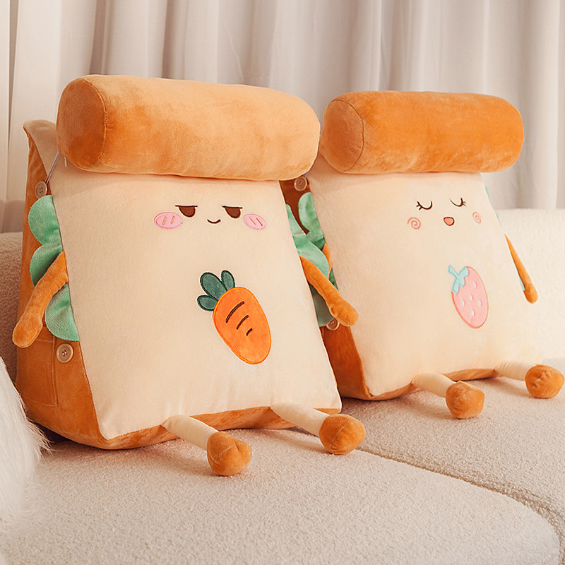 Cute pillow bedside cushion dormitory students play mobile phone big back boys bedroom play games reading girls