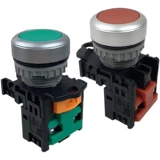 TN2BFG-1AB TEN TED-Кнопка Красная и зеленая плоская головка BKR с кнопкой Light, чтобы остановить переключатель ручки 1AB