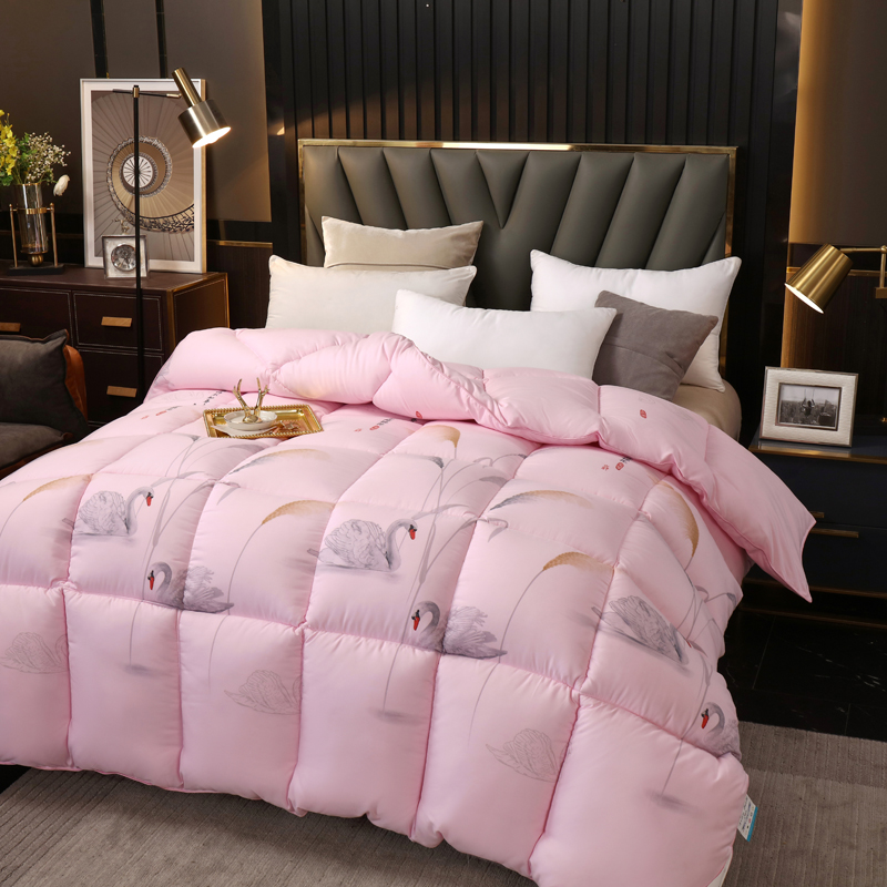 Luxurious Fuannah Home Spinning Down Quilt 95 White Goose Down Winter Quilt Thickened Single Double Spring Autumn Gift Quilt Core