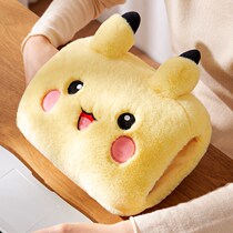 Hot water bag charging plush cute warm baby removable and washable explosion-proof hand warm water bag electric warm treasure water hot treasure