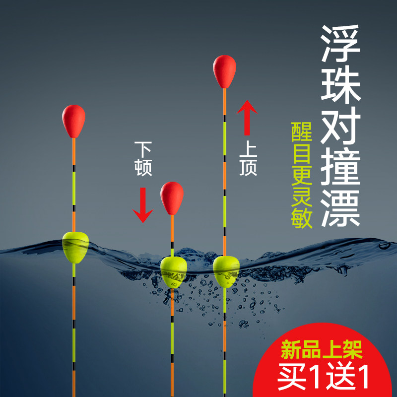 Float beads to collide fish drifting and high sensitivity wind proof myopia nanofish floating