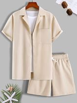 en Solid One oet Front Shirt  Shorts Without ee