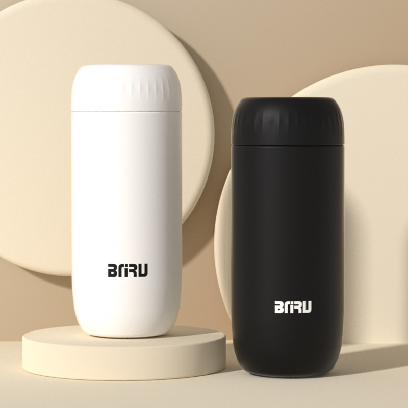 BNRU Upscale Insulation Cup Men's Business Tea Cup Women Portable High Face Value Stainless Steel Capsule Cup On-board Water Cup-Taobao