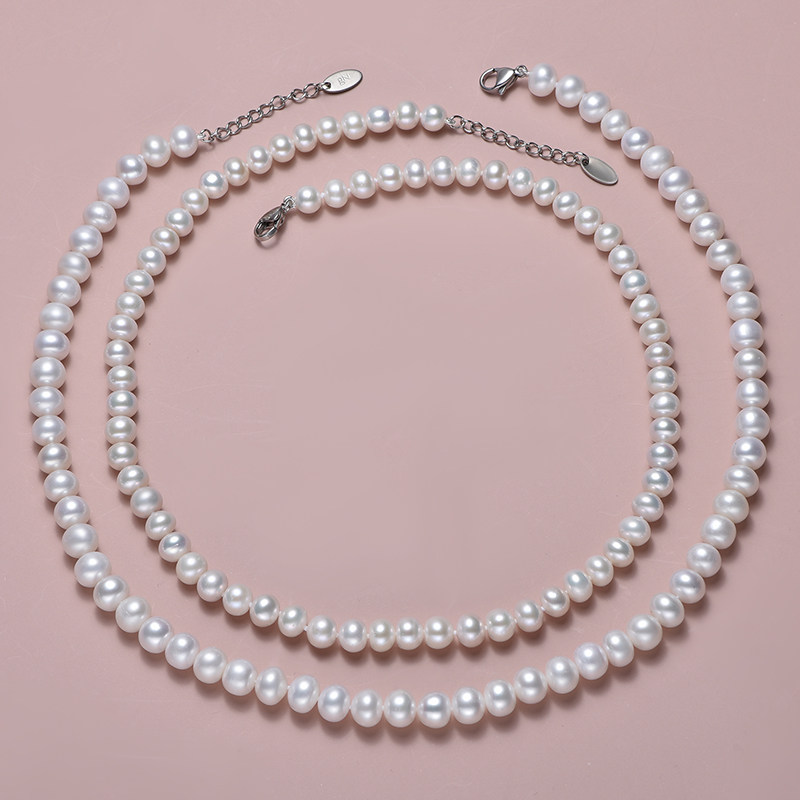 CRANE PEARL 蔻润珍珠 念容 扁圆形淡水珍珠项链 天猫优惠券折后￥99包邮（ ¥ 239-140）