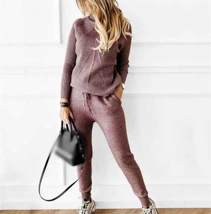 Ку×ъд knitted set трикотаж Sweater Knitted Suits