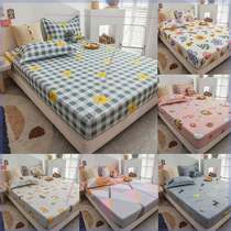 Hyun fish home textile single bed hats non-slip skin-friendly water washing cotton bed hats non-slip fixed bed cover bed bed room bed 4