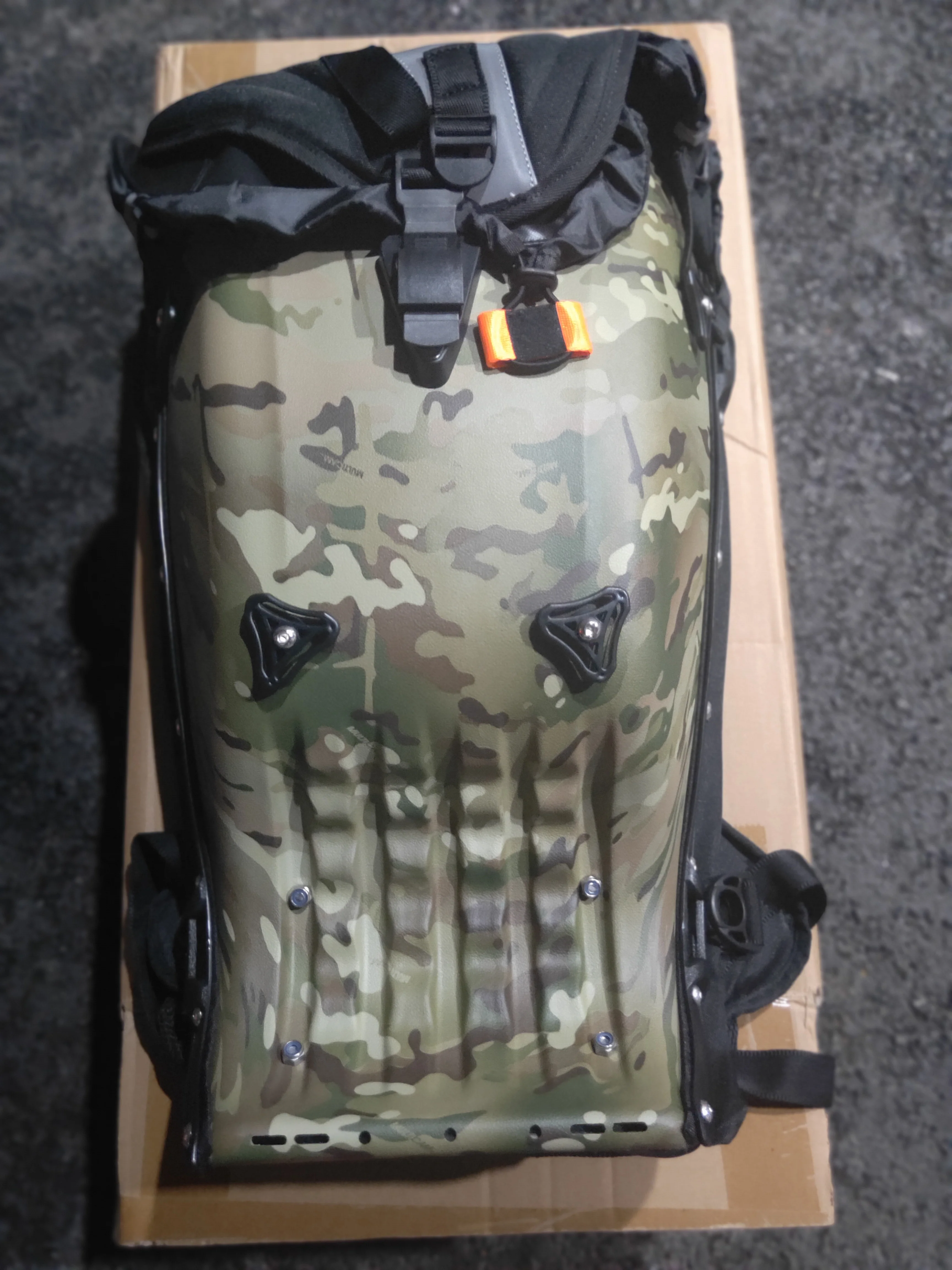 Backpack, helmet for cycling, retroreflective waterproof bag