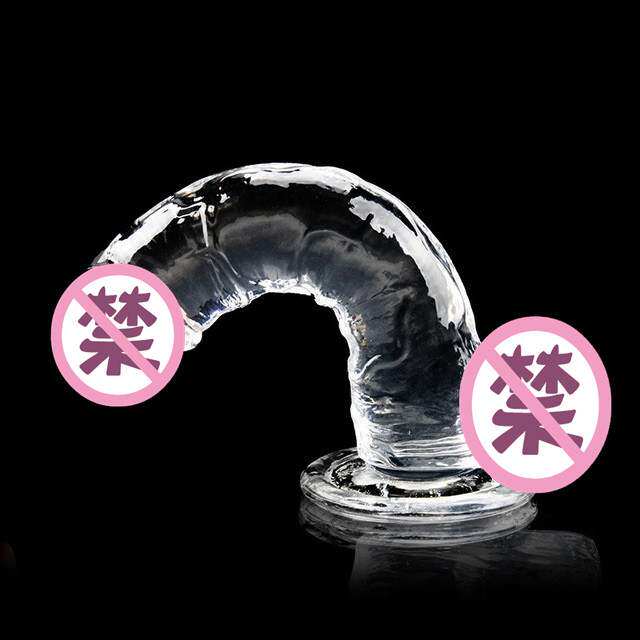 Silicone Transparent False Yang Woman With Manual Suction Cup Penis Penis Genitalia JB Soft Male Anal Plug GAY Sex J Supplies