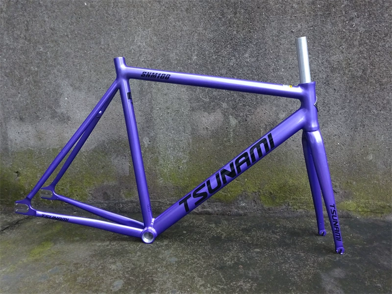 TSUNAMI SN M100 Frame Set Fixed Gear 700C Aluminum Frame and F