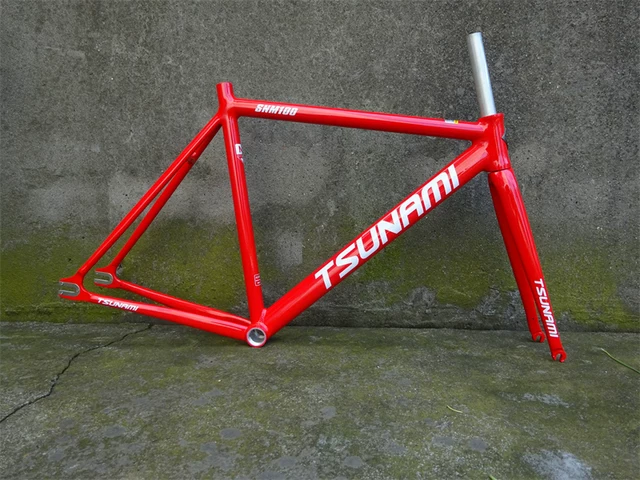 TSUNAMI SN M100 Frame Set Fixed Gear 700C Aluminum Frame and F