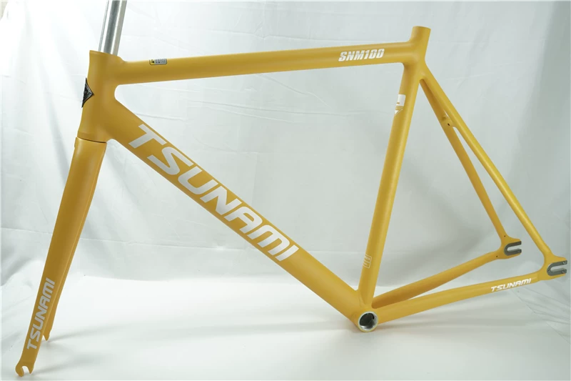 TSUNAMI SN M100 Frame Set Fixed Gear 700C Aluminum Frame and F