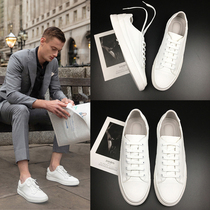 Boomer Shoes Board Shoes Men 2022 Summer Korean version Trend 100 Lap Breathable Casual Tide Shoes Genuine Leather Little White Shoes