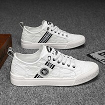 Tide Cards Men Shoes 2022 New Summer 100 Hitch Shoes Han Edition Casual Board Shoes Trend Comfort Genuine Leather Little White Shoes