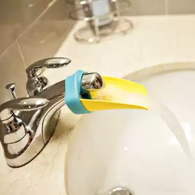 Silicone faucet extender cartoon children extender splash-proof baby hand wash sink newborn lengthy Silicon