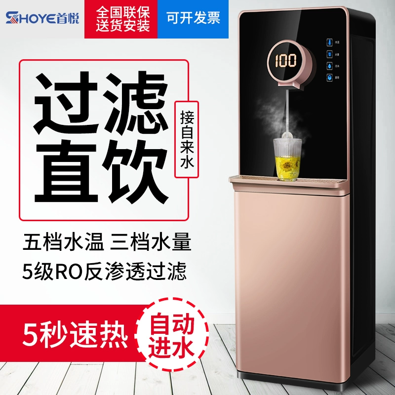 Máy lọc nước nóng lạnh tức thì tại nhà tự động thông minh xô đáy thẳng đứng văn phòng mới máy lọc nước phòng khách - Nước quả