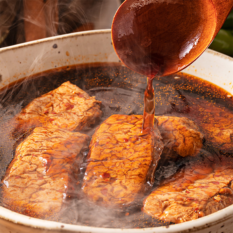 WHIKO Mystery Biofugas Vegetarian Meat Chongqing Savory Flavor 120g Bagged Delicious Net Red Snacks Casual Snack