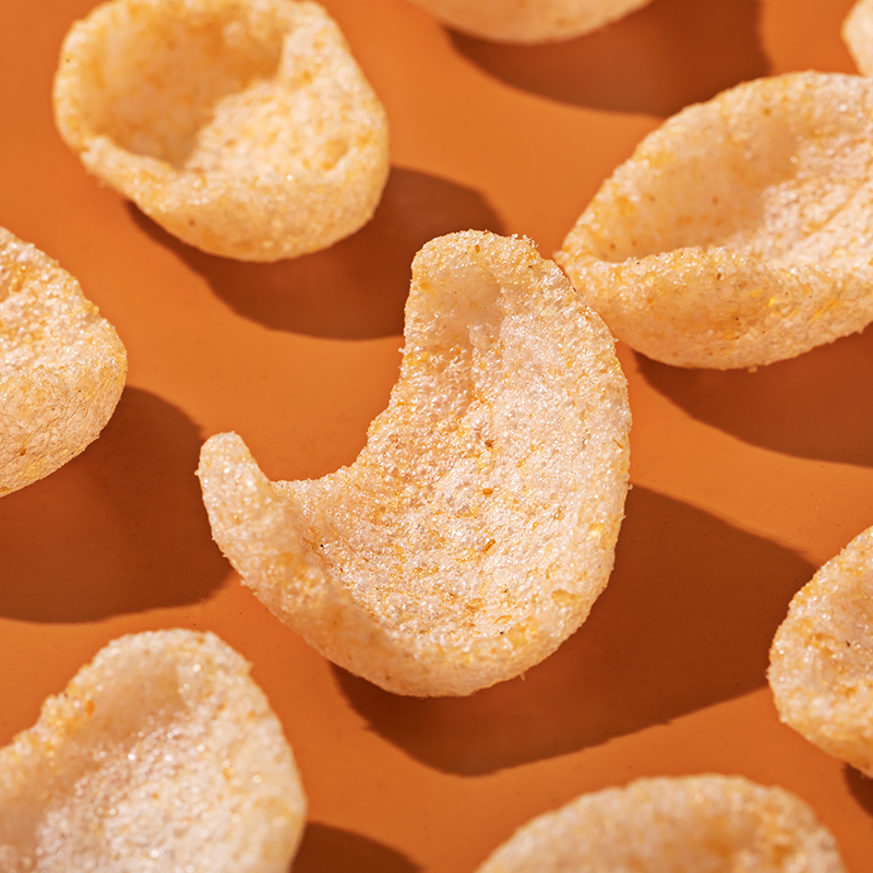 WHIKO Mysterious Bio Chinese Shrimp Chips Spicy Flavor 30g Fresh Shrimp Chips Crispy Office Packaged Snacks Casual