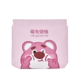 Милая мультяшная клубника, универсальная автоматическая сумка-органайзер, наушники, помада, сумка для переноски, зарядное устройство