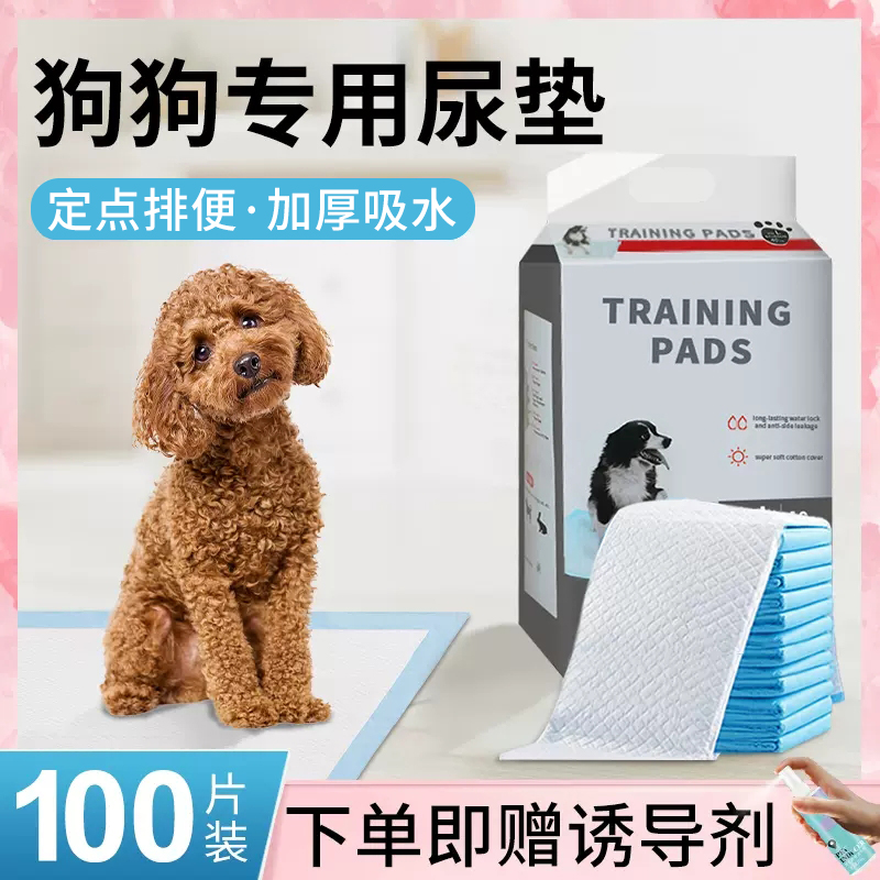 Pooch urine mat thickened water suction guide dog Upper toilet inducing urine mat puppy dog Pinpoint Defecation deity Urine Mat-Taobao
