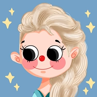 Для принцессы, квадратный, мультяшный