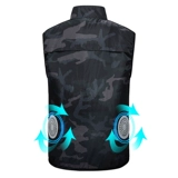 Летний охлаждающий жилет, вентилятор, дорожная одежда для защиты от солнца для рыбалки