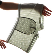 Ice silk underwear men quick-drying mens four-corner pants breathable mesh hole hollow large size boxer summer light