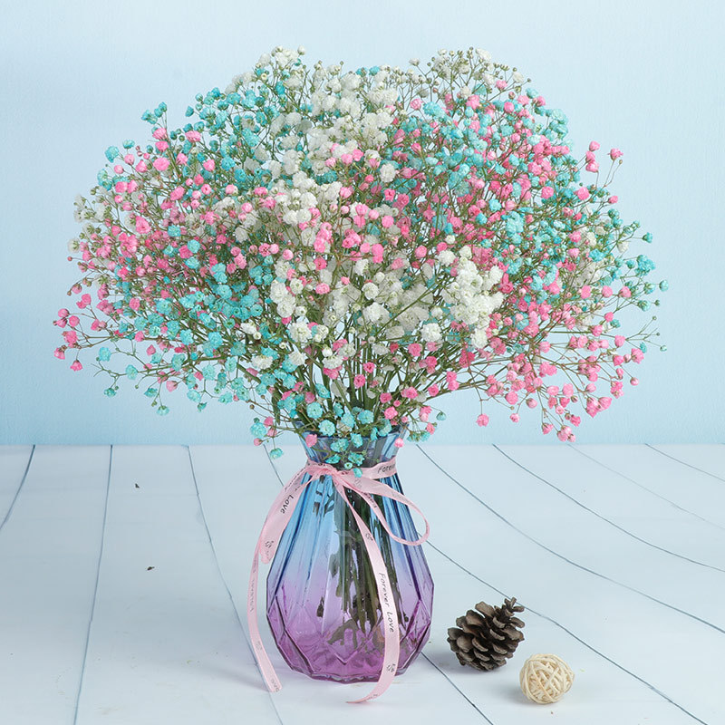 Real flowers full of stars Dried Flowers Bouquet Flowers Bouquet Decorate The Dining Room Table Interior Floral Floral Floral Floral Furnishing Advanced Sensation