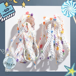 새로운 꽃 스파이크 액세서리 컬러 도파민 울 볼 도트 빵 신발에 적합한 구함 떼 AF1 공군 1 DIY 로프