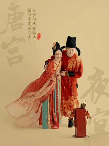 Ретро реквизит для фотографии для влюбленных, ханьфу, китайский стиль