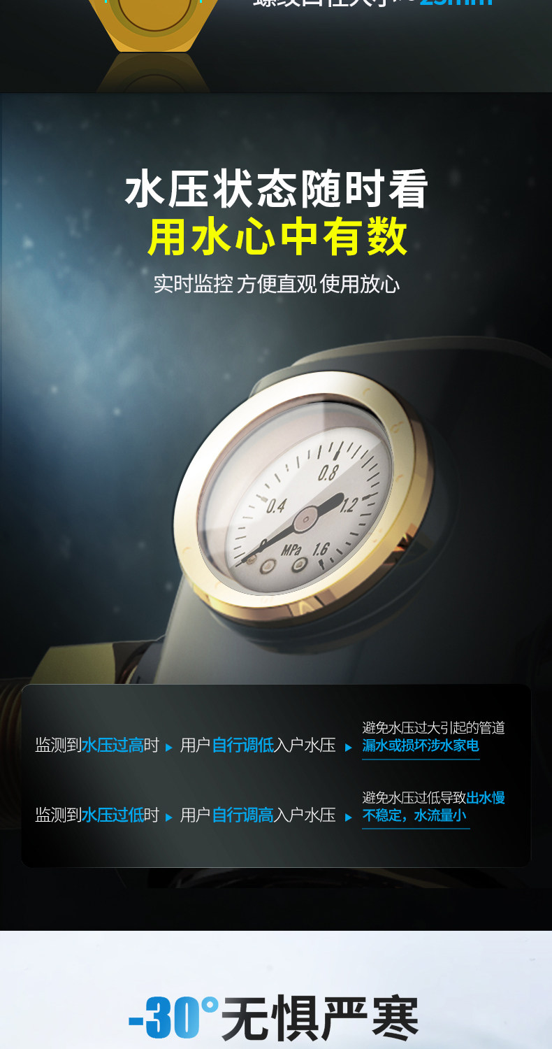 IK 全屋前置过滤器 水压表实时监控 图13