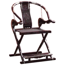 Hainan huanghuali mahogany chair Indian small-leaf rosewood arm chair Forbidden City arm chair Laos red rosewood Kirin Taishi chair