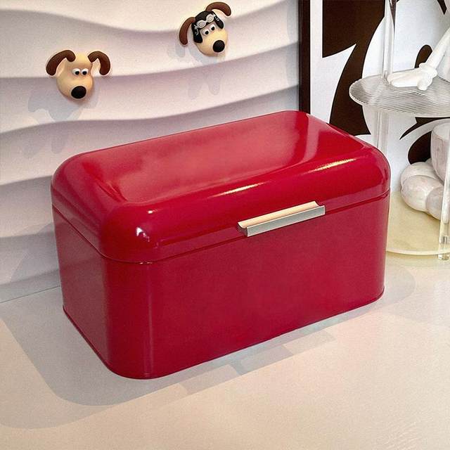 Dopamine storage box desktop snack mask cosmetics and miscellaneous dining table entrance storage sorting cute cartoon iron