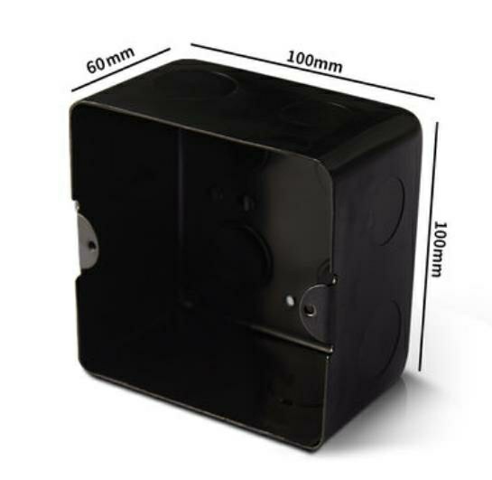Ground plug bottom box 100*100*60 universal type ground plug bottom box metal bottom box ground plug bottom box