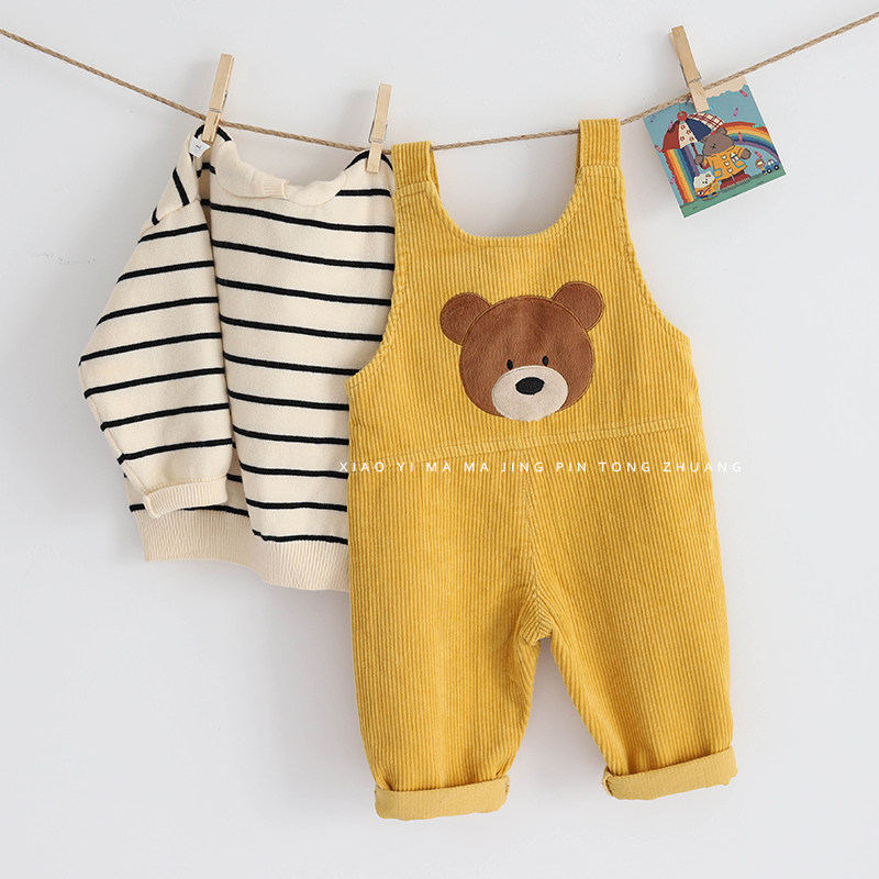 Hong Kong boys baby baby baby spring and autumn baby pants and pants baby 2022 pants baby dress tide