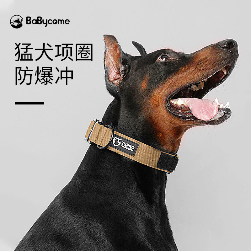 Dog Item Circle Traction Rope Durbin Mound Dog special explosion-proof Large dog neck ring sturdy neck ring sturdy without neck