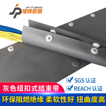 JHTL Jie brand casing environmentally friendly flame retardant PVC buckle end buckle casing covered wire protective cover 75 meters roll