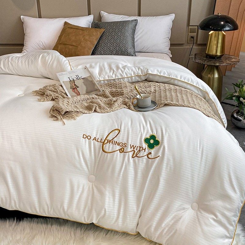 Mengjie home textile soybean fiber quilt four seasons universal quilt core winter is thickened warm dormitory single student spring and autumn