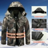 Мужская демисезонная куртка, удерживающий тепло пуховик, флисовый комбинезон