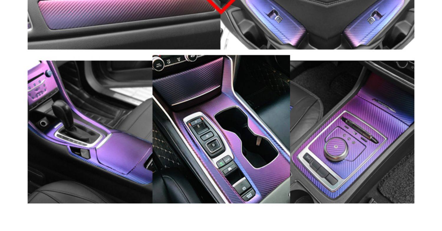 Suitable for golf 6 generation/7 generation 7.5 generation interior modification carbon fiber film central control film gear decoration sticker supplies